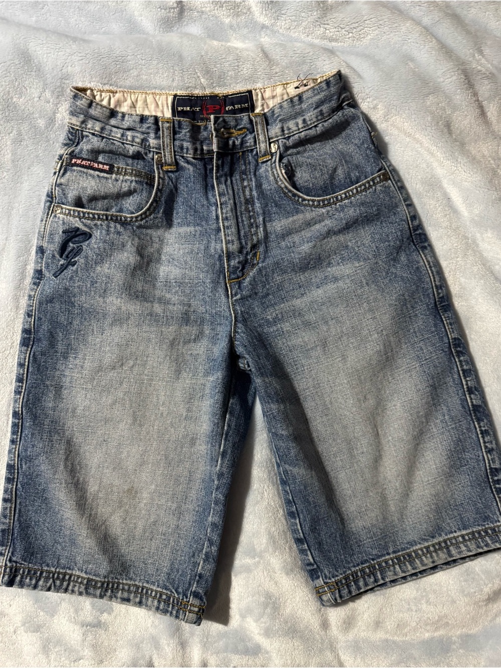 Phat Farm Blue Denim Kids Shorts